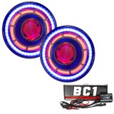 Oracle Oculus 7in ColorSHIFT Bi-LED Projector Headlights for Jeep Wrangler JK thumbnail 1