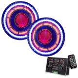 ORACLE Lighting 0718 Jeep Wrangler JK Oculus 7in ColorSHIFT Bi-LED Projector Headlights thumbnail 1