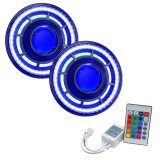 ORACLE Lighting 0718 Jeep Wrangler JK Oculus 7in ColorSHIFT Bi-LED Projector Headlights thumbnail 1