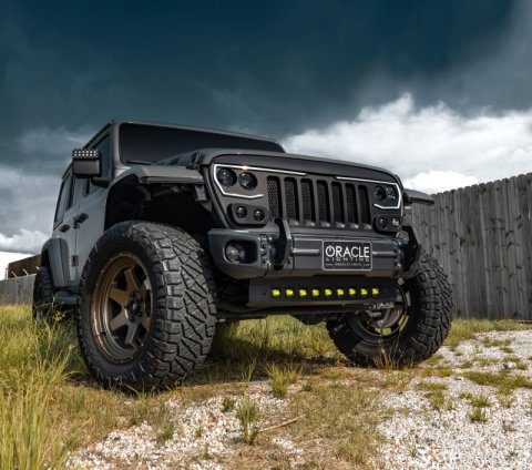 ORACLE Lighting 2019+ Jeep Wrangler JL Skid Plate w/ Integrated LED Emitters - Yellow thumbnail 2