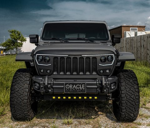 ORACLE Lighting 2019+ Jeep Wrangler JL Skid Plate w/ Integrated LED Emitters - Yellow thumbnail 3