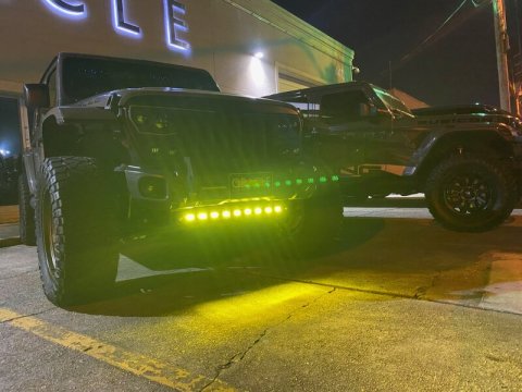 ORACLE Lighting 2019+ Jeep Wrangler JL Skid Plate w/ Integrated LED Emitters - Yellow thumbnail 5