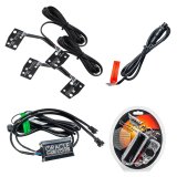 Oracle 2021 Ford Bronco DRL Upgrade w/ Halo Kit - ColorSHIFT w/ RF Controller thumbnail 1