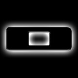 ORACLE Lighting Universal Illuminated LED Letter Badges - Matte Blk Surface Finish - D thumbnail 1