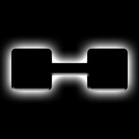 ORACLE Lighting Universal Illuminated LED Letter Badges - Matte Blk Surface Finish - H