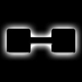 ORACLE Lighting Universal Illuminated LED Letter Badges - Matte Blk Surface Finish - H thumbnail 2