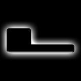 ORACLE Lighting Universal Illuminated LED Letter Badges - Matte Blk Surface Finish - L thumbnail 1