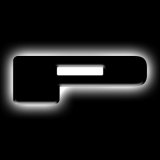 ORACLE Lighting Universal Illuminated LED Letter Badges - Matte Blk Surface Finish - P thumbnail 1