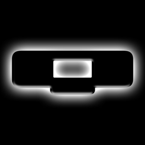 ORACLE Lighting Universal Illuminated LED Letter Badges - Matte Blk Surface Finish - Q