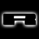 ORACLE Lighting Universal Illuminated LED Letter Badges - Matte Blk Surface Finish - R thumbnail 2