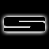 ORACLE Lighting Universal Illuminated LED Letter Badges - Matte Blk Surface Finish - S thumbnail 1