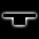 ORACLE Lighting Universal Illuminated LED Letter Badges - Matte Blk Surface Finish - T thumbnail 2