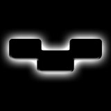 ORACLE Lighting Universal Illuminated LED Letter Badges - Matte Blk Surface Finish - Y thumbnail 1