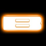 ORACLE Lighting Universal Illuminated LED Letter Badges - Matte Wht Surface Finish - B thumbnail 1