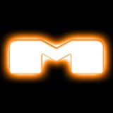 ORACLE Lighting Universal Illuminated LED Letter Badges - Matte Wht Surface Finish - M thumbnail 1