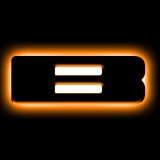 ORACLE Lighting Universal Illuminated LED Letter Badges - Matte Blk Surface Finish - B thumbnail 1