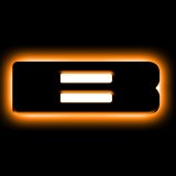 ORACLE Lighting Universal Illuminated LED Letter Badges - Matte Blk Surface Finish - B thumbnail 2