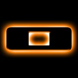 ORACLE Lighting Universal Illuminated LED Letter Badges - Matte Blk Surface Finish - O thumbnail 2