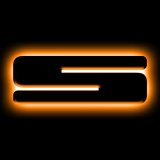 ORACLE Lighting Universal Illuminated LED Letter Badges - Matte Blk Surface Finish - S thumbnail 1