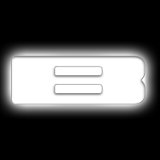 ORACLE Lighting Universal Illuminated LED Letter Badges - Matte Wht Surface Finish - B thumbnail 1