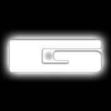 ORACLE Lighting Universal Illuminated LED Letter Badges - Matte Wht Surface Finish - G thumbnail 1