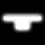 ORACLE Lighting Universal Illuminated LED Letter Badges - Matte Wht Surface Finish - T thumbnail 1