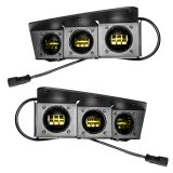 ORACLE Lighting 21-22 Ford Bronco Triple LED Fog Light Kit for Steel Bumper - Yellow thumbnail 6