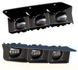 ORACLE Lighting 21-22 Ford Bronco Triple LED Fog Light Kit for Steel Bumper - Yellow thumbnail 8