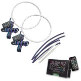 Oracle 21-22 Ford Bronco Headlight Halo Kit w/DRL Bar - Base Headlights -w/2.0 Controller thumbnail 1