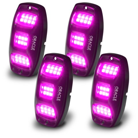 Oracle Underbody RGB+W Wheel Well Rock Light Kit - 4 PCS - ColorSHIFT thumbnail 3