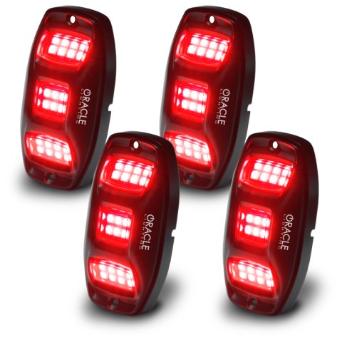 Oracle Underbody RGB+W Wheel Well Rock Light Kit - 4 PCS - ColorSHIFT thumbnail 4