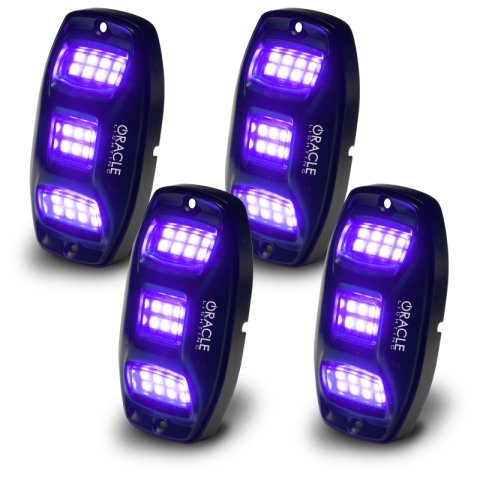 Oracle Underbody RGB+W Wheel Well Rock Light Kit - 4 PCS - ColorSHIFT thumbnail 8