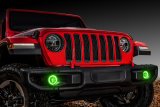 Oracle Jeep Wrangler JL/Gladiator JT LED Surface Mount Fog Light Halo Kit - Green thumbnail 9