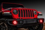 Oracle Jeep Wrangler JL/Gladiator JT LED Surface Mount Fog Light Halo Kit - Red thumbnail 9