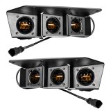 Oracle High 21-22 Ford Bronco Triple LED Fog Light kit for Steel Bumper thumbnail 4