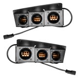Oracle High 21-22 Ford Bronco Triple LED Fog Light kit for Steel Bumper thumbnail 6