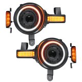 Oracle 2021+ Ford Bronco Oculus Bi-LED Projector Headlights - Amber/White Switchback thumbnail 1