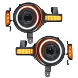 Oracle 2021+ Ford Bronco Oculus Bi-LED Projector Headlights - Amber/White Switchback thumbnail 2
