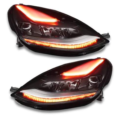 Oracle 2021+ Tesla Model 3 Dynamic ColorSHIFT Headlight DRL Upgrade Kit thumbnail 4