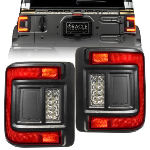 Oracle 2018+ Jeep Wrangler Rubicon/Sport LED Flush Mount Tail Light - Tinted thumbnail 1