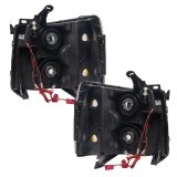 Oracle Lighting 07-13 Chevrolet Silverado Pre-Assembled LED Halo Headlights - Green thumbnail 8