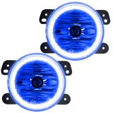 Oracle Lighting 07-09 Jeep Wrangler JK Pre-Assembled LED Halo Fog Lights -Blue thumbnail 2