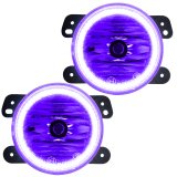 Oracle Lighting 07-09 Jeep Wrangler JK Pre-Assembled LED Halo Fog Lights -UV/Purple thumbnail 1