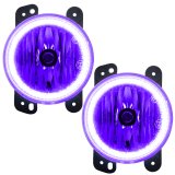 Oracle Lighting 07-09 Jeep Wrangler JK Pre-Assembled LED Halo Fog Lights -UV/Purple thumbnail 8