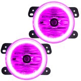 Oracle Lighting 07-09 Jeep Wrangler JK Pre-Assembled LED Halo Fog Lights -Pink thumbnail 1