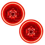 Oracle Lighting 97-06 Jeep Wrangler TJ Pre-Assembled LED Halo Headlights -Red thumbnail 1