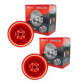 Oracle Lighting 97-06 Jeep Wrangler TJ Pre-Assembled LED Halo Headlights -Red thumbnail 3