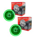 Oracle Lighting 97-06 Jeep Wrangler TJ Pre-Assembled LED Halo Headlights -Green thumbnail 3
