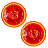 Oracle Lighting 97-06 Jeep Wrangler TJ Pre-Assembled LED Halo Headlights -Amber thumbnail 2