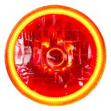 Oracle Lighting 97-06 Jeep Wrangler TJ Pre-Assembled LED Halo Headlights -Amber thumbnail 5